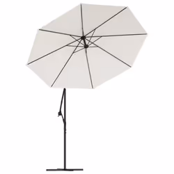 vidaXL Replacement Fabric for Cantilever Umbrella Sand White Sunshade Garden - Additional view 5