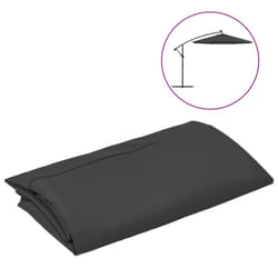 vidaXL Replacement Fabric for Cantilever Umbrella Anthracite Sunshade Garden