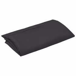 vidaXL Replacement Fabric for Cantilever Umbrella Black Sunshade Garden Patio