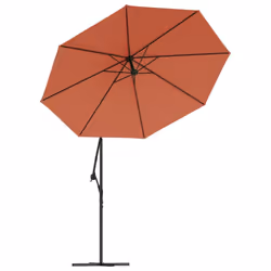 vidaXL Replacement Fabric for Cantilever Umbrella Terracotta Sunshade Garden - Additional view 4
