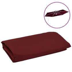 vidaXL Replacement Fabric for Cantilever Umbrella Bordeaux Sunshade Garden
