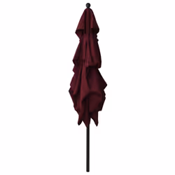 vidaXL 3-Tier Garden Parasol with Aluminium Pole Outdoor Umbrella Bordeaux Red