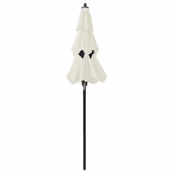 vidaXL 3-Tier Garden Parasol with Aluminium Pole Canopy Outdoor Umbrella Sand - Additional view 4
