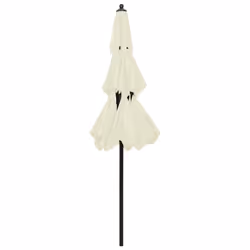 vidaXL 3-Tier Garden Parasol with Aluminium Pole Canopy Outdoor Umbrella Sand - Additional view 4