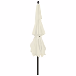 vidaXL 3-Tier Garden Parasol with Aluminium Pole Canopy Outdoor Umbrella Sand - Additional view 4