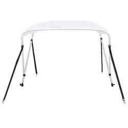 vidaXL 2 Bow Bimini Top White 180x130x110 cm Boat Storage Cover Canopy Awning - Additional view 3