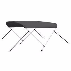 vidaXL 2 Bow Bimini Top Anthracite 150x120x110 cm Boat Storage Canopy Awning - Additional view 4