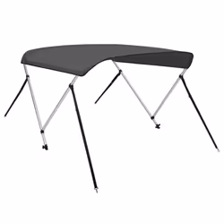 vidaXL 2 Bow Bimini Top Anthracite 150x120x110 cm Boat Storage Canopy Awning - Additional view 5