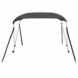vidaXL 2 Bow Bimini Top Anthracite 150x120x110 cm Boat Storage Canopy Awning - Additional view 7