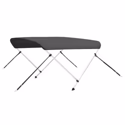 vidaXL 2 Bow Bimini Top Anthracite 180x130x110 cm Boat Storage Canopy Awning - Additional view 5