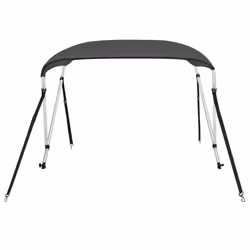 vidaXL 2 Bow Bimini Top Anthracite 180x130x110 cm Boat Storage Canopy Awning - Additional view 7