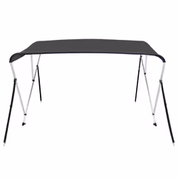 vidaXL 3 Bow Bimini Top Anthracite 183x140x137 cm Boat Storage Canopy Awning - Additional view 4