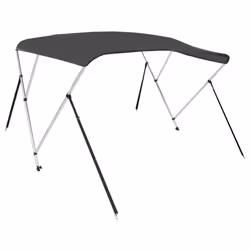 vidaXL 3 Bow Bimini Top Anthracite 183x140x137 cm Boat Storage Canopy Awning - Additional view 6
