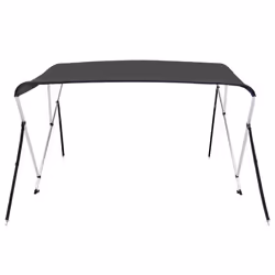 vidaXL 3 Bow Bimini Top Anthracite 183x160x137 cm Boat Storage Canopy Awning - Additional view 3