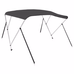 vidaXL 3 Bow Bimini Top Anthracite 183x180x137 cm Boat Storage Canopy Awning - Additional view 7