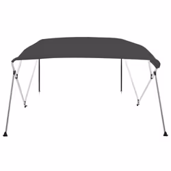 vidaXL 4 Bow Bimini Top Anthracite 243x210x137 cm Boat Storage Canopy Awning - Additional view 11