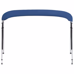 vidaXL 4 Bow Bimini Top Navy Blue 243x(230-244)x137 cm Boat Canopy Awning - Additional view 4