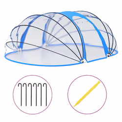 vidaXL Pool Dome Oval 530x410x205 cm Swimming Pool Cover Tent Spa Accessory - Additional view 6