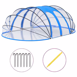 vidaXL Pool Dome Oval 620x410x205 cm Swimming Pool Cover Tent Spa Accessory