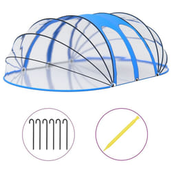 vidaXL Pool Dome Oval 620x410x205 cm Swimming Pool Cover Tent Spa Accessory