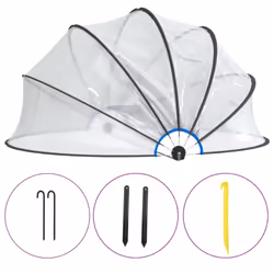 vidaXL Pool Dome Built in Above Ground Swimming Pool Cover Tent Accessory