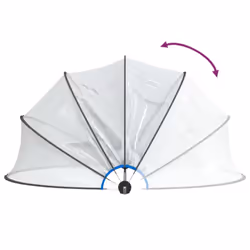 vidaXL Pool Dome Built in Above Ground Swimming Pool Cover Tent Accessory - Additional view 6