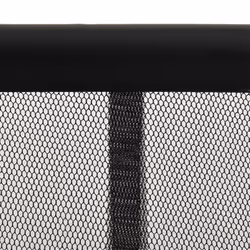 vidaXL Insect Door Screen with Mesh Curtain Fly Screen Blind Black Polyester