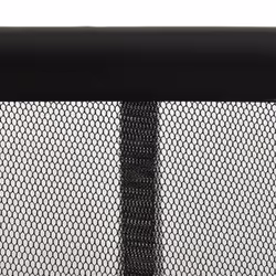vidaXL Insect Door Screen with 5-Piece Mesh Curtain Black 120x240 cm Indoor