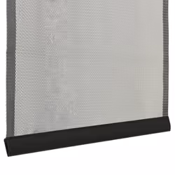 vidaXL Insect Door Screen with 10-Piece Mesh Curtain Black 240x240 cm Indoor - Additional view 11