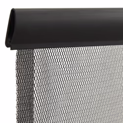 vidaXL Insect Door Screen with 10-Piece Mesh Curtain Black 240x240 cm Indoor - Additional view 5