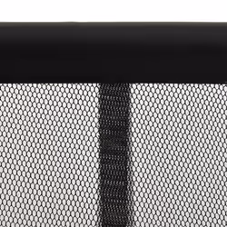 vidaXL Insect Door Screen with 10-Piece Mesh Curtain Black 240x240 cm Indoor - Additional view 9