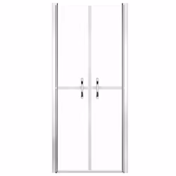 vidaXL Shower Door Clear ESG 71x190 cm Enclosure Screen Bath Cabin Bathroom