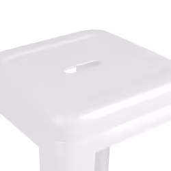 vidaXL Bar Set 5 Piece Black and White Dining Room Kitchen Chair Stool Table - Additional view 8