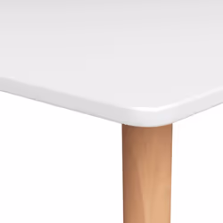 vidaXL Bar Set 5 Piece White and Black Kitchen Dining Room Chair Stool Table - Additional view 4