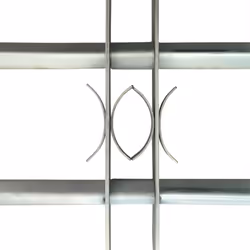 vidaXL 2x Adjustable Security Grilles for Windows 1000-1500 mm Home Protection