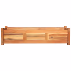 vidaXL 2x Acacia Wood Garden Raised Beds Wooden Flower Plant Bed Pot Planter