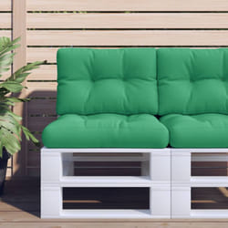 vidaXL Pallet Sofa Cushions 2 pcs Green