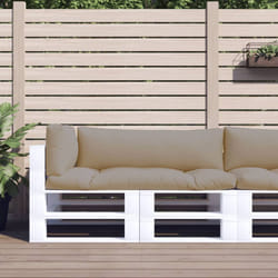 vidaXL Pallet Sofa Cushions 3 pcs Taupe