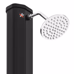 vidaXL Outdoor Solar Shower with Shower Head and Faucet 35 L Black Garden - Additional view 10