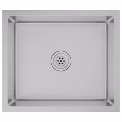 vidaXL Handmade Kitchen Sink Stainless Steel Plumbing Utility Waste Basin