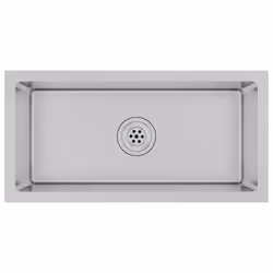 vidaXL Handmade Kitchen Sink Stainless Steel Plumbing Utility Waste Basin