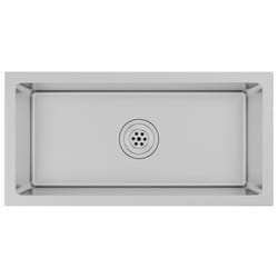 vidaXL Handmade Kitchen Sink Stainless Steel Plumbing Utility Waste Basin