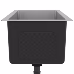 vidaXL Handmade Kitchen Sink Stainless Steel Plumbing Utility Waste Basin - Additional view 5