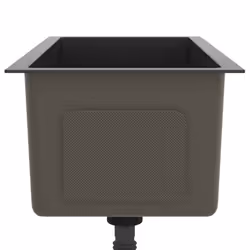 vidaXL Handmade Kitchen Sink Black Stainless Steel Plumbing Utility Basin - Additional view 5