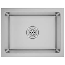 vidaXL Handmade Kitchen Sink Stainless Steel Plumbing Utility Waste Basin
