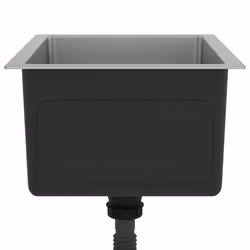 vidaXL Handmade Kitchen Sink Stainless Steel Plumbing Utility Waste Basin - Additional view 5
