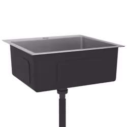 vidaXL Handmade Kitchen Sink Stainless Steel Plumbing Utility Waste Basin