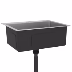 vidaXL Handmade Kitchen Sink Stainless Steel Plumbing Fixture Utility Basin - Additional view 7