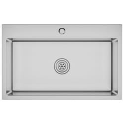 vidaXL Handmade Kitchen Sink Stainless Steel Plumbing Fixture Utility Basin