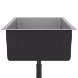 vidaXL Handmade Kitchen Sink Stainless Steel Plumbing Utility Waste Basin - Additional view 4